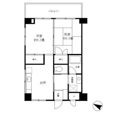 パルメゾン和光の物件間取画像